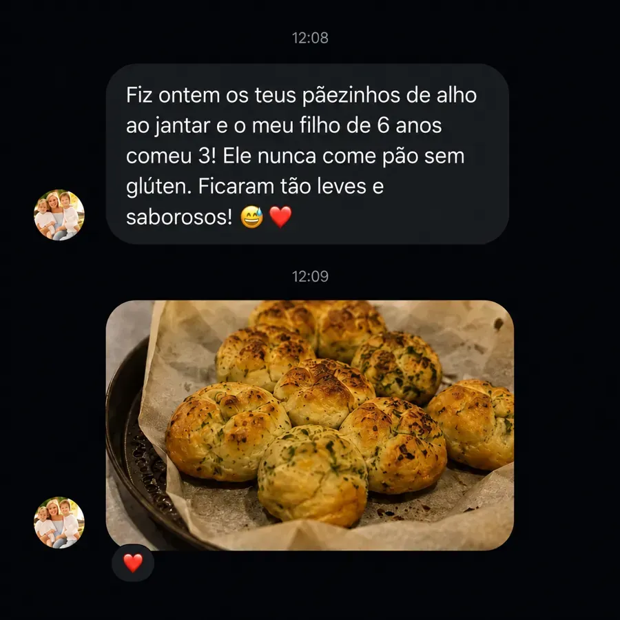 Mensagem real de uma cliente