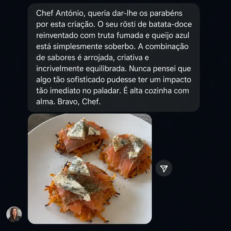 Mensagem real de uma cliente