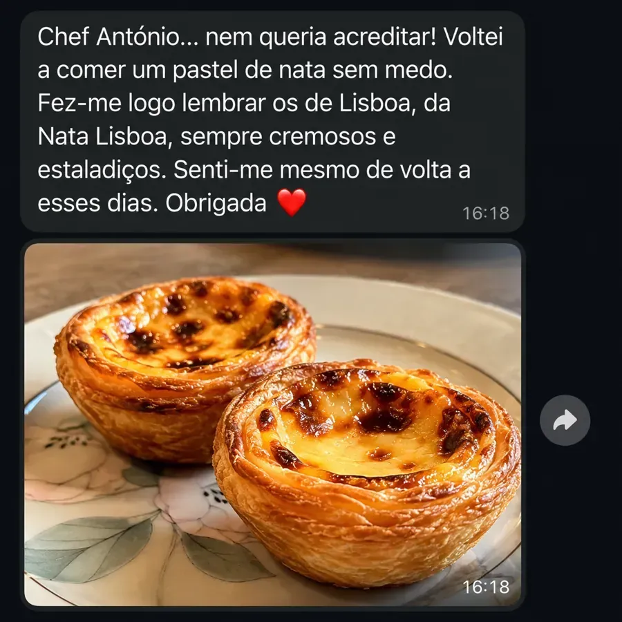 Mensagem real de uma cliente